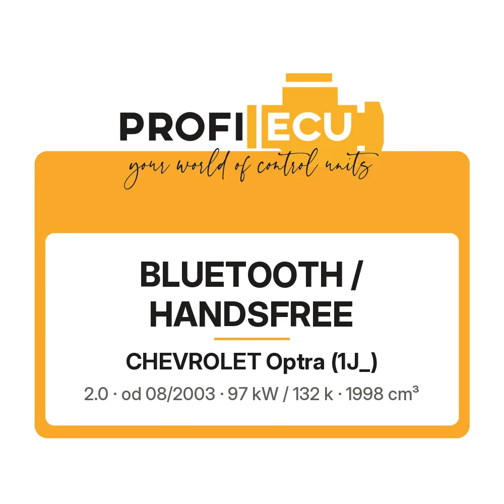 Etiketa ProfiECU: Bluetooth / Handsfree pro Chevrolet Optra 2.0 97 kW
