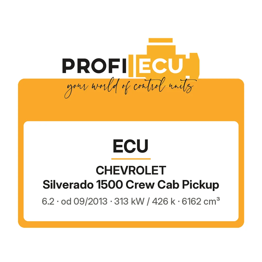 Etiketa ProfiECU: ECU pro Chevrolet Silverado 1500 Crew Cab Pickup 6.2 313 kW