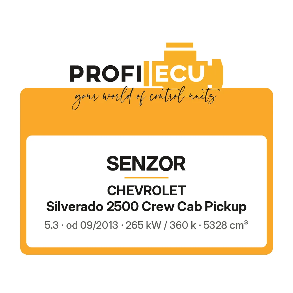 Etiketa ProfiECU: Senzor pro Chevrolet Silverado 2500 Crew Cab Pickup 5.3 265 kW