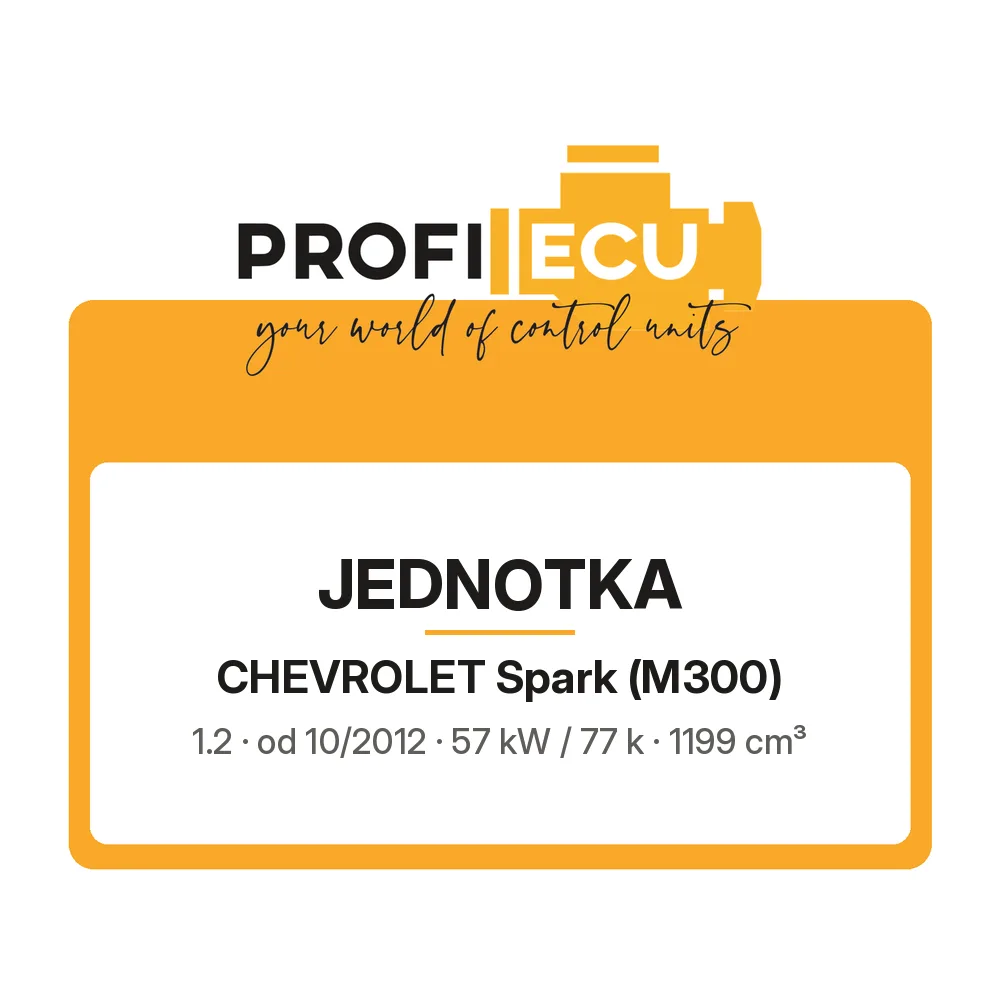 Etiketa ProfiECU: Jednotka pro Chevrolet Spark 1.2 57 kW