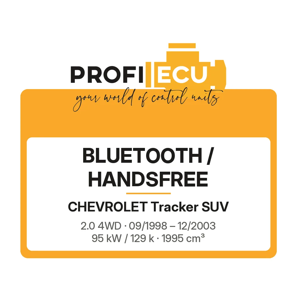 Etiketa ProfiECU: Bluetooth / Handsfree pro Chevrolet Tracker SUV 2.0 4WD 95 kW