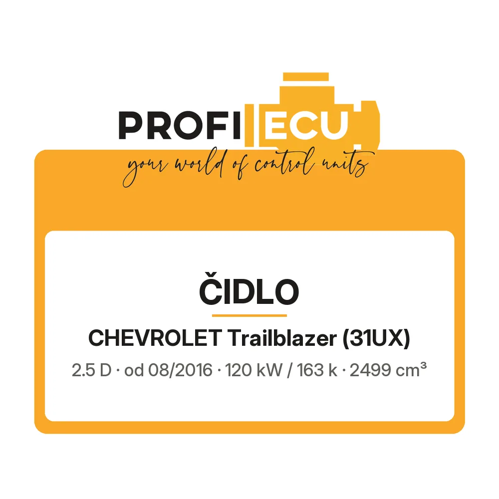 Etiketa ProfiECU: Čidlo pro Chevrolet Trailblazer 2.5 D 120 kW
