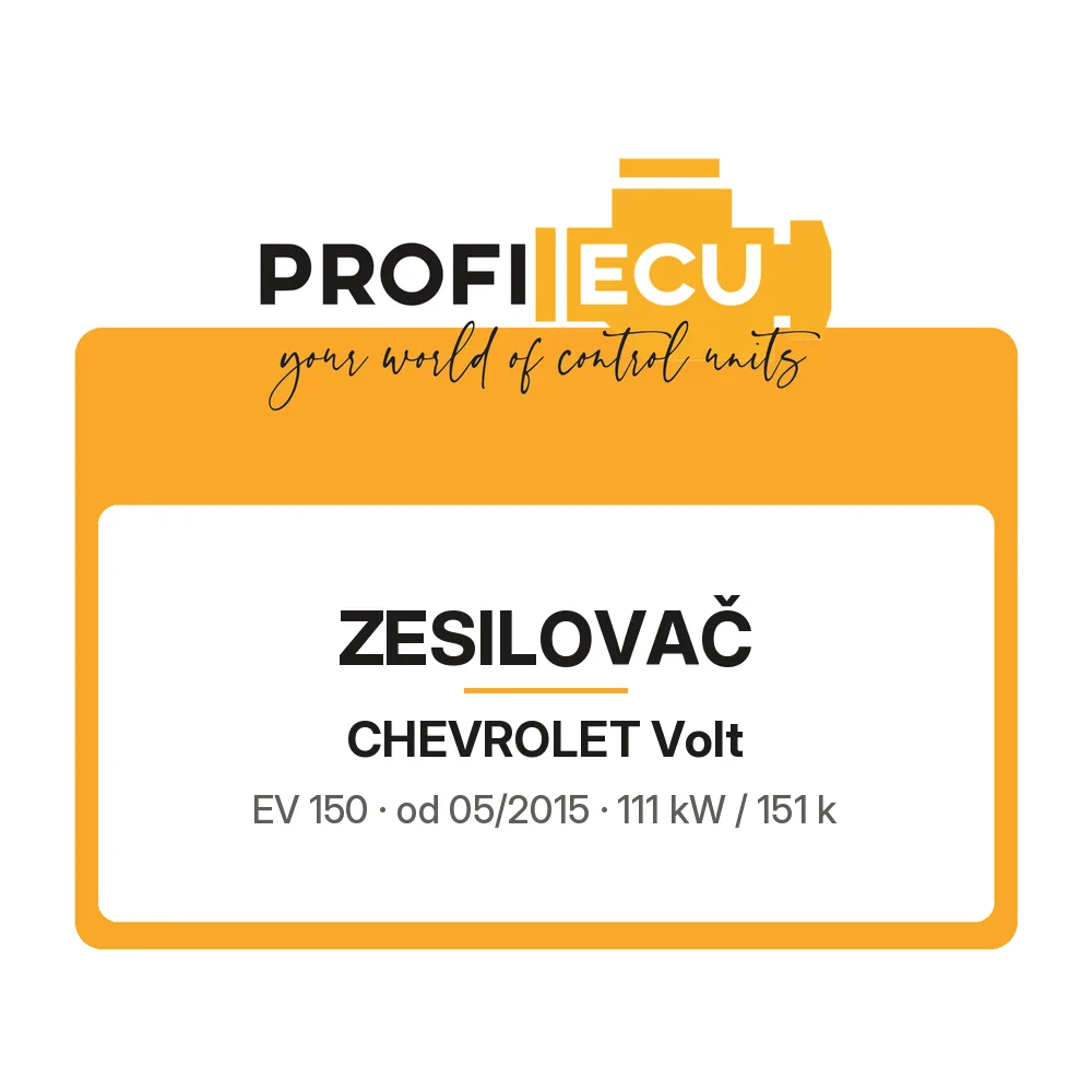 Etiketa ProfiECU: Zesilovač pro Chevrolet Volt EV 150