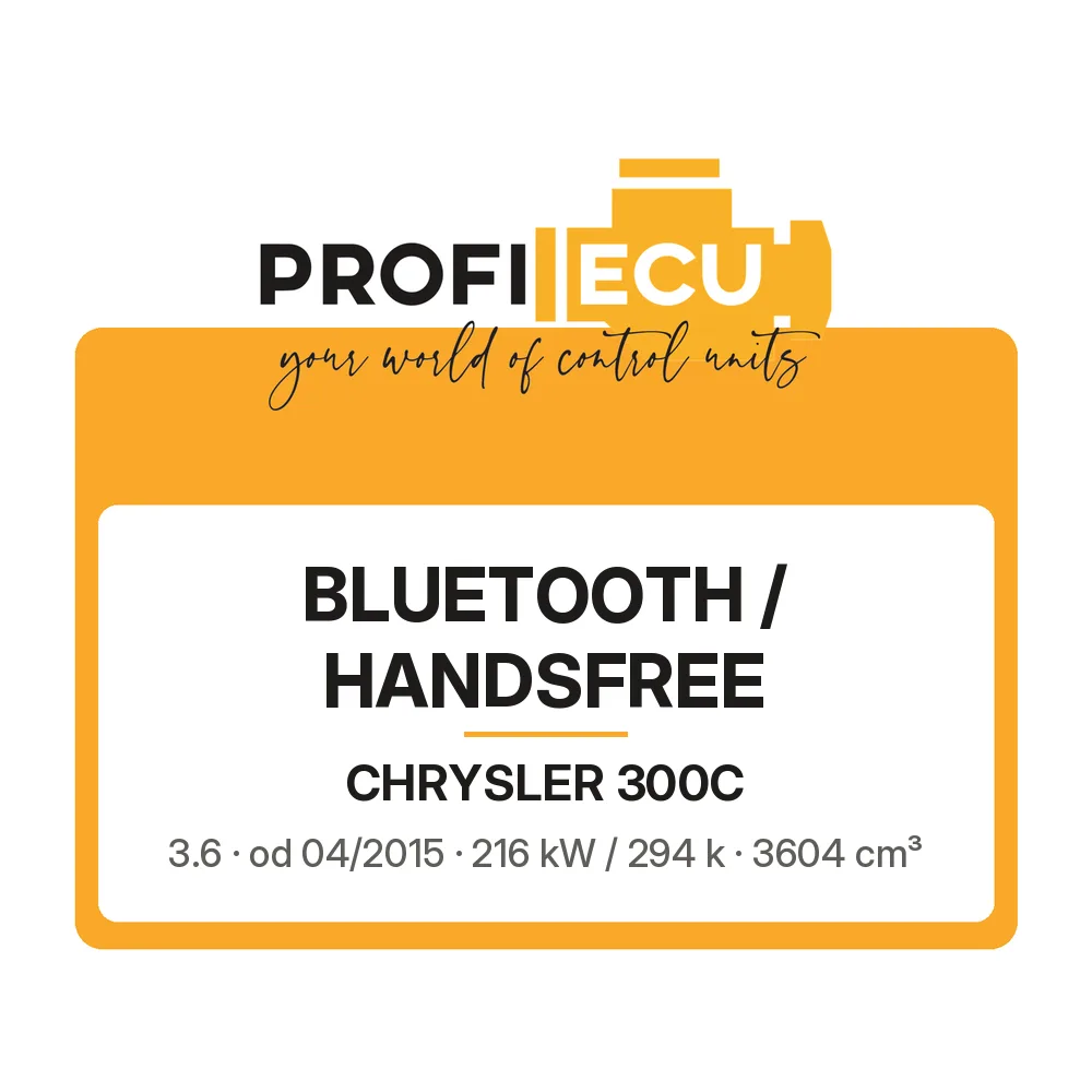 Etiketa ProfiECU: Bluetooth / Handsfree pro Chrysler 300C 3.6 216 kW