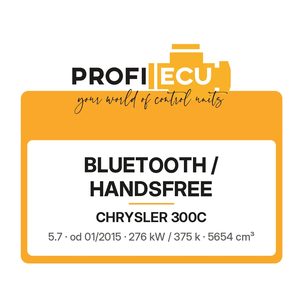 Etiketa ProfiECU: Bluetooth / Handsfree pro Chrysler 300C 5.7 276 kW