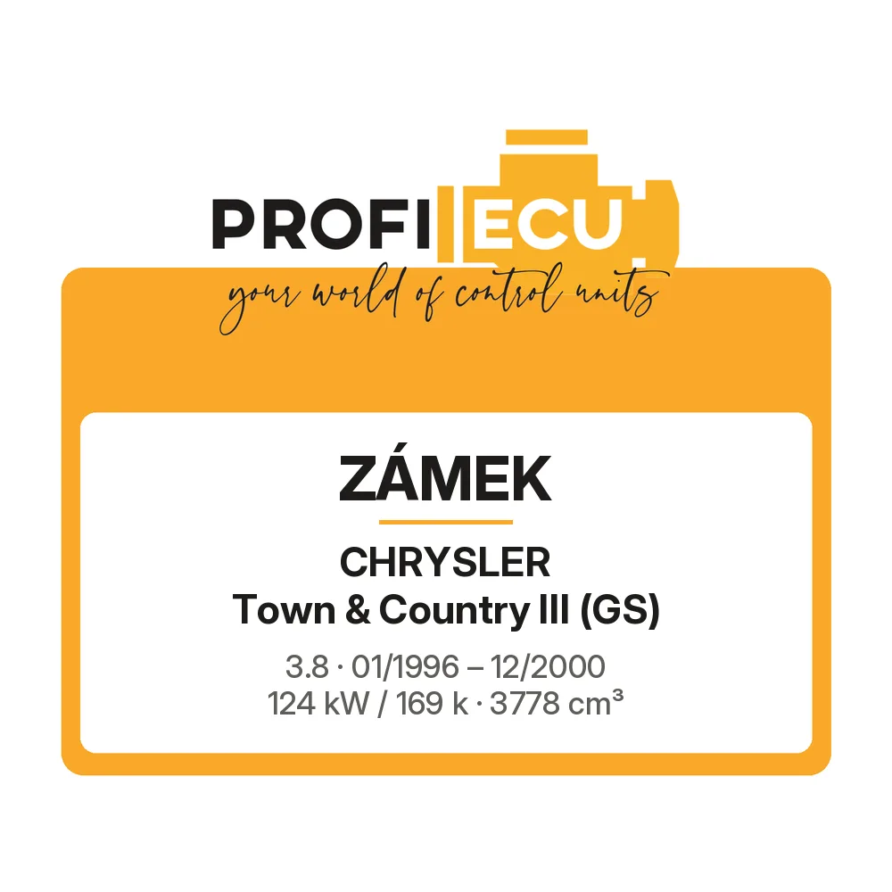 Etiketa ProfiECU: Zámek pro Chrysler Town & Country III 3.8 124 kW