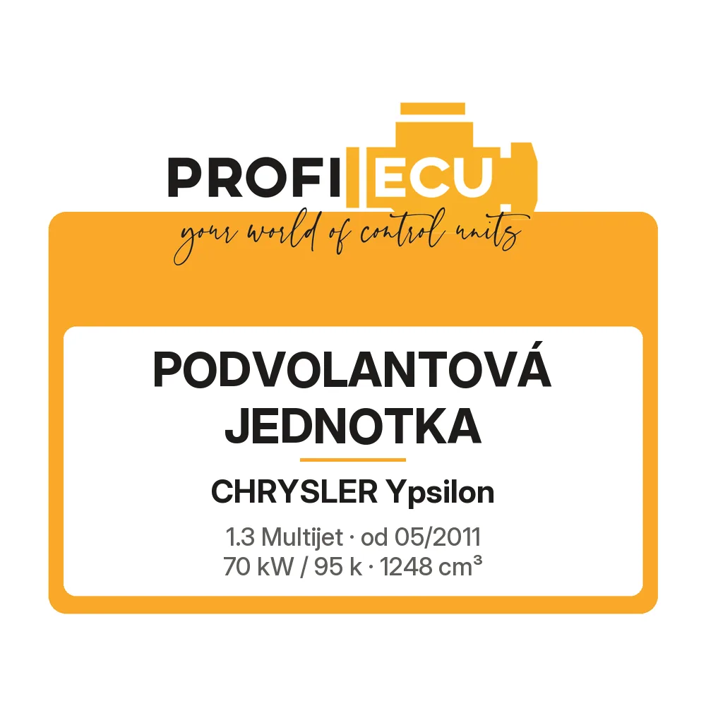 Etiketa ProfiECU: Podvolantová jednotka pro Chrysler Ypsilon 1.3 Multijet 70 kW