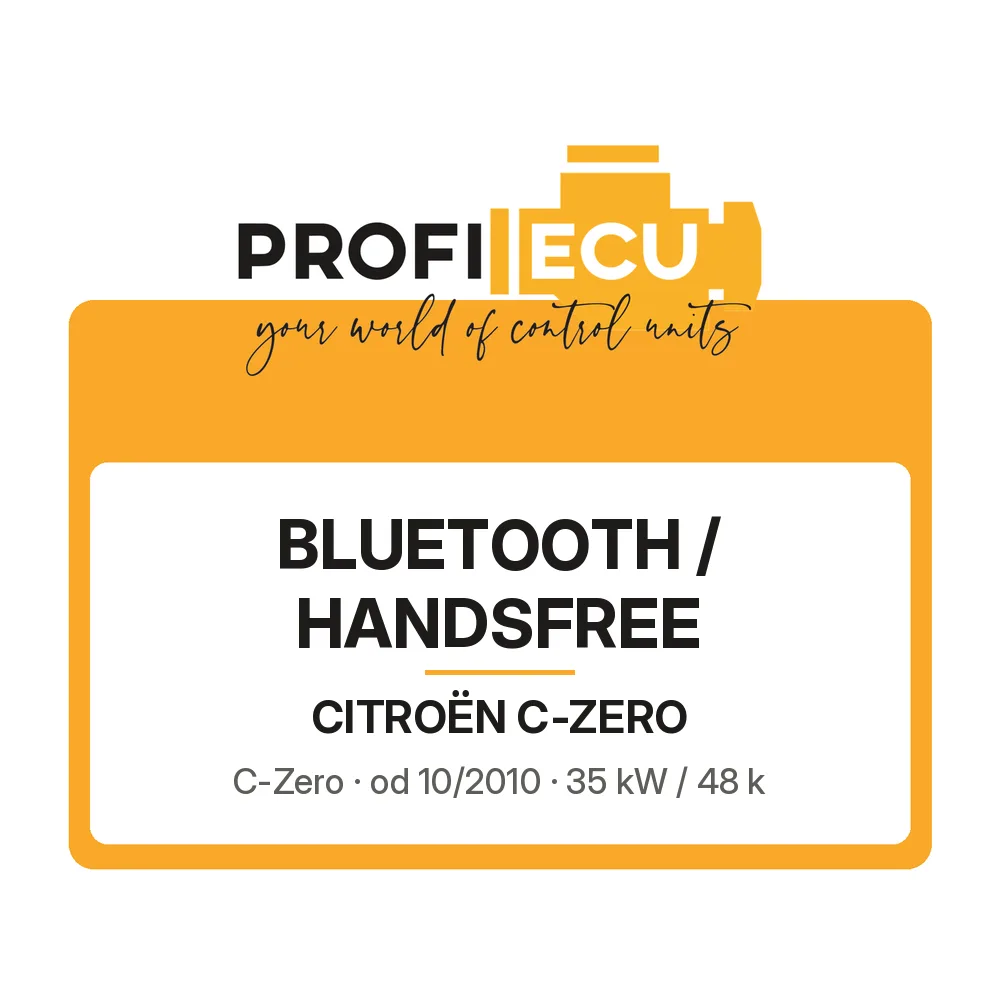 Etiketa ProfiECU: Bluetooth / Handsfree pro Citroën C-ZERO C-Zero