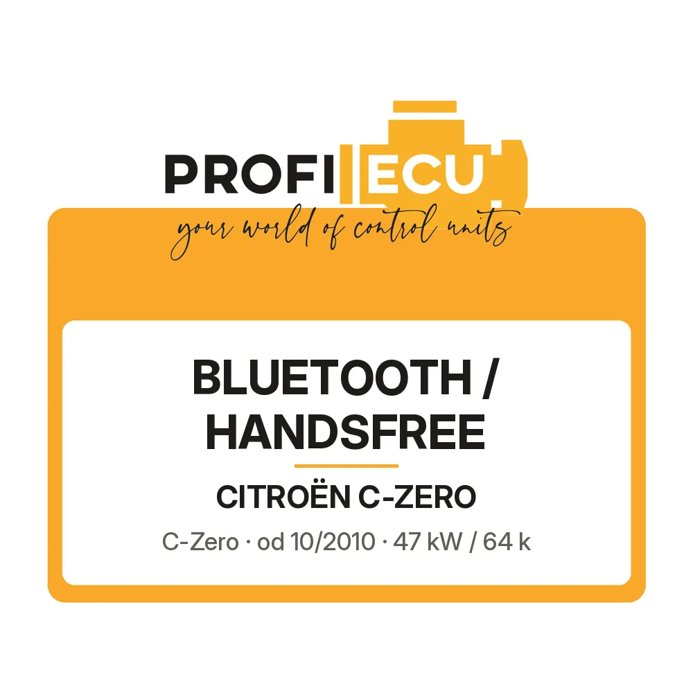 Etiketa ProfiECU: Bluetooth / Handsfree pro Citroën C-ZERO C-Zero