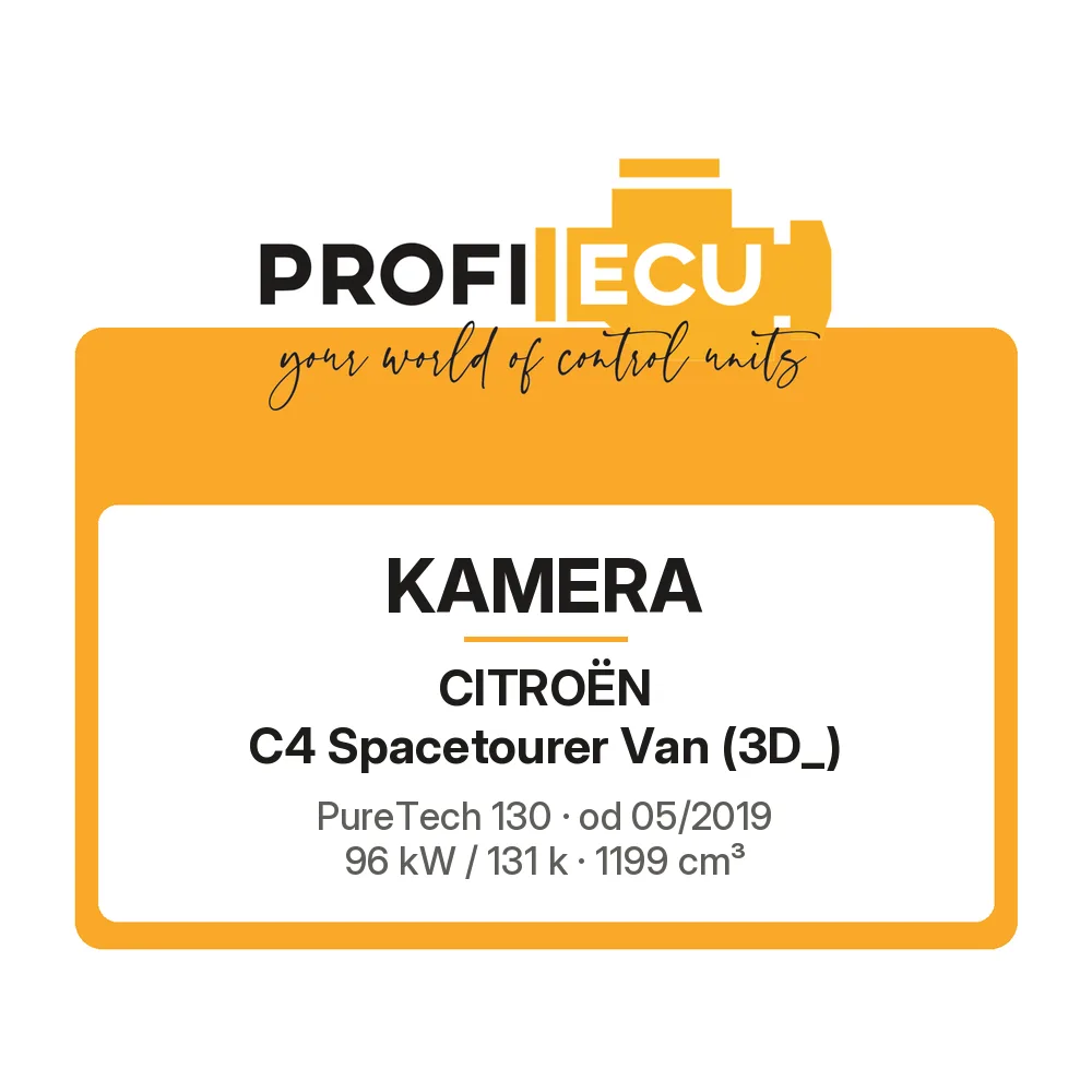 Etiketa ProfiECU: Kamera pro Citroën C4 Spacetourer Van PureTech 130 96 kW