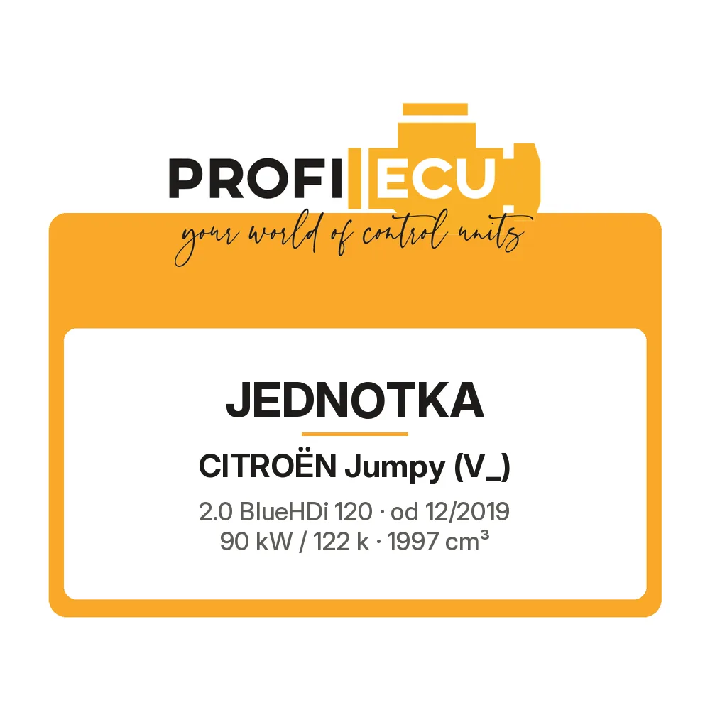 Etiketa ProfiECU: Jednotka pro Citroën Jumpy 2.0 BlueHDi 120 90 kW