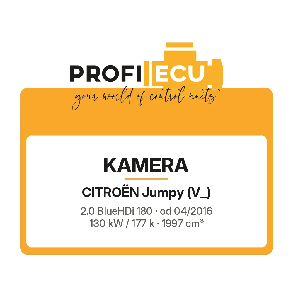 Etiketa ProfiECU: Kamera pro Citroën Jumpy 2.0 BlueHDi 180 130 kW