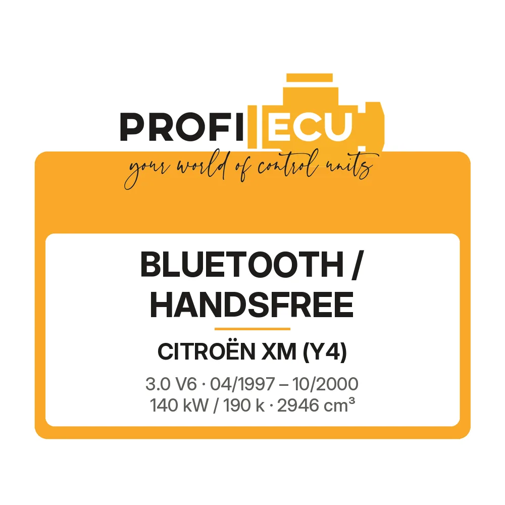Etiketa ProfiECU: Bluetooth / Handsfree pro Citroën XM 3.0 V6 140 kW