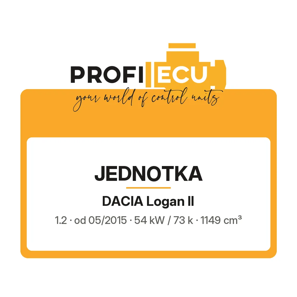 Etiketa ProfiECU: Jednotka pro Dacia Logan II 1.2 54 kW