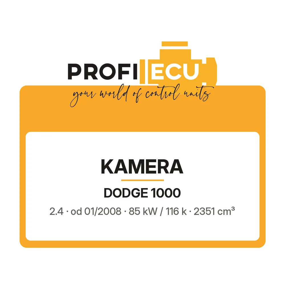 Etiketa ProfiECU: Kamera pro Dodge 1000 2.4 85 kW