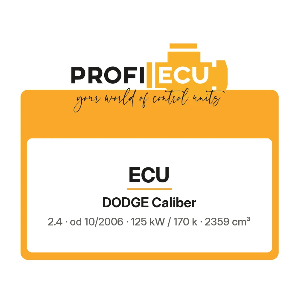 Etiketa ProfiECU: ECU pro Dodge Caliber 2.4 125 kW