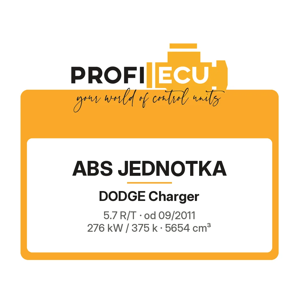 Etiketa ProfiECU: ABS jednotka pro Dodge Charger 5.7 R/T 276 kW