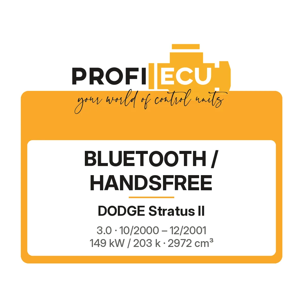 Etiketa ProfiECU: Bluetooth / Handsfree pro Dodge Stratus II 3.0 149 kW