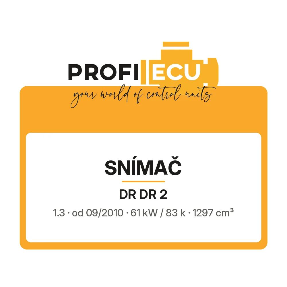 Etiketa ProfiECU: Snímač pro DR DR 2 1.3 61 kW