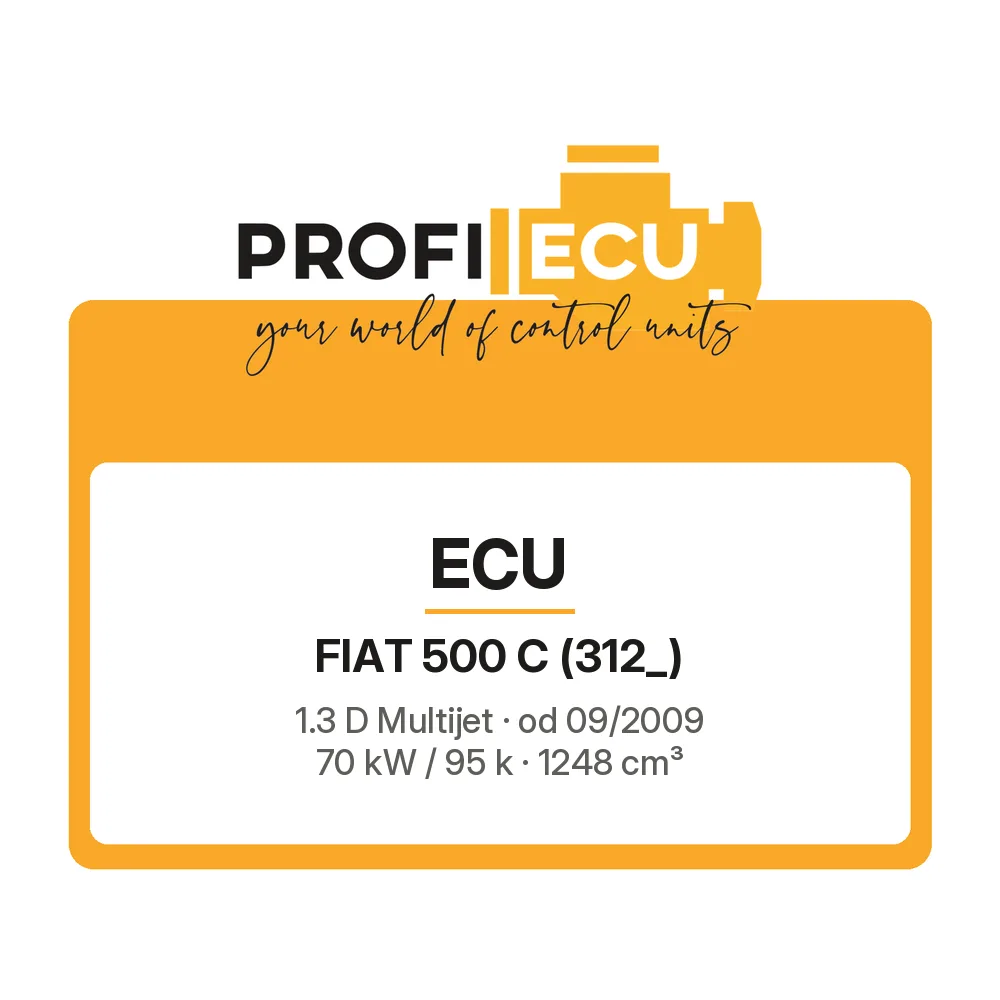 Etiketa ProfiECU: ECU pro Fiat 500 C 1.3 D Multijet 70 kW