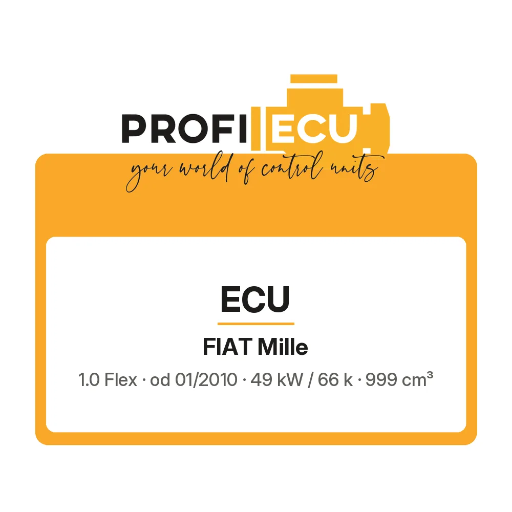 Etiketa ProfiECU: ECU pro Fiat Mille 1.0 Flex 49 kW