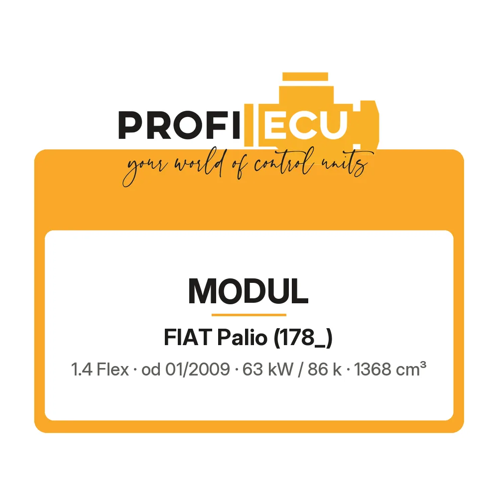 Etiketa ProfiECU: Modul pro Fiat Palio 1.4 Flex 63 kW