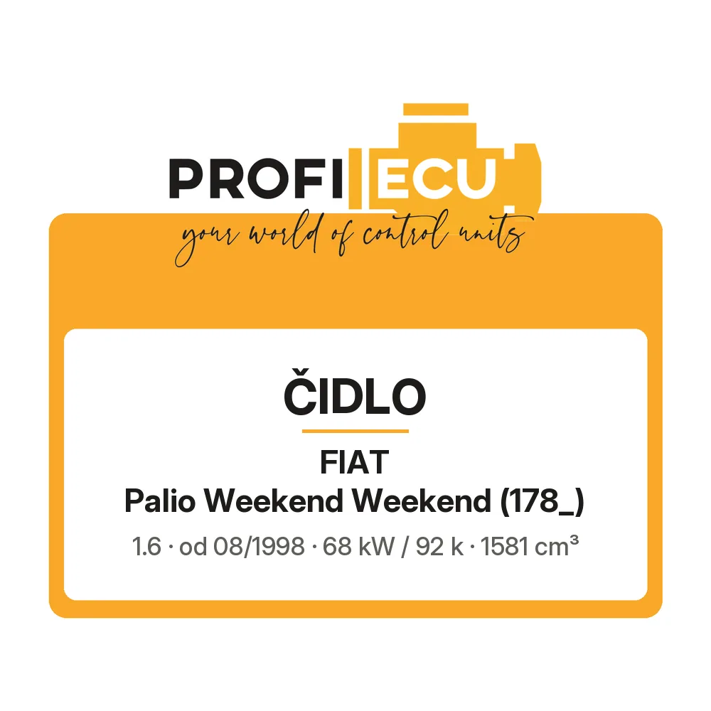 Etiketa ProfiECU: Čidlo pro Fiat Palio Weekend Weekend 1.6 68 kW