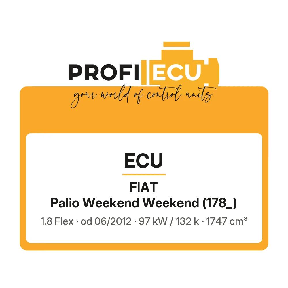 Etiketa ProfiECU: ECU pro Fiat Palio Weekend Weekend 1.8 Flex 97 kW