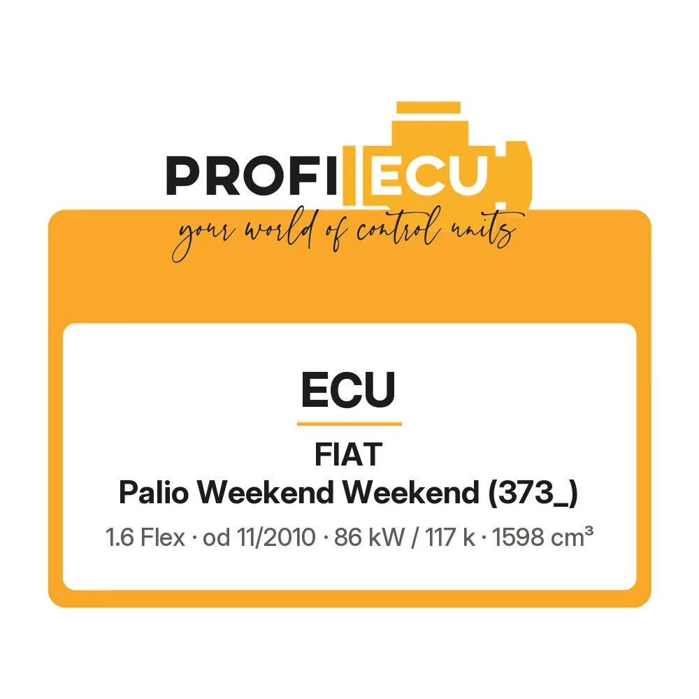 Etiketa ProfiECU: ECU pro Fiat Palio Weekend Weekend 1.6 Flex 86 kW