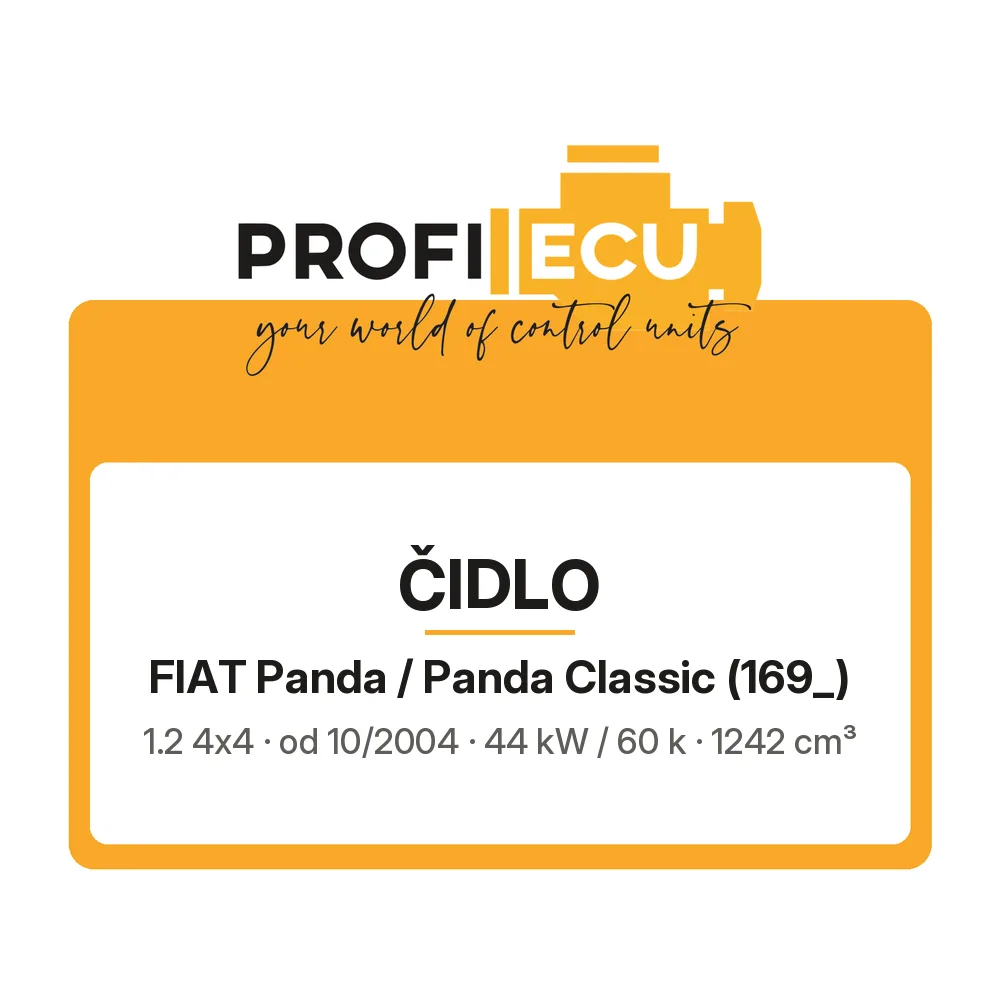 Etiketa ProfiECU: Čidlo pro Fiat Panda / Panda Classic 1.2 4x4 44 kW