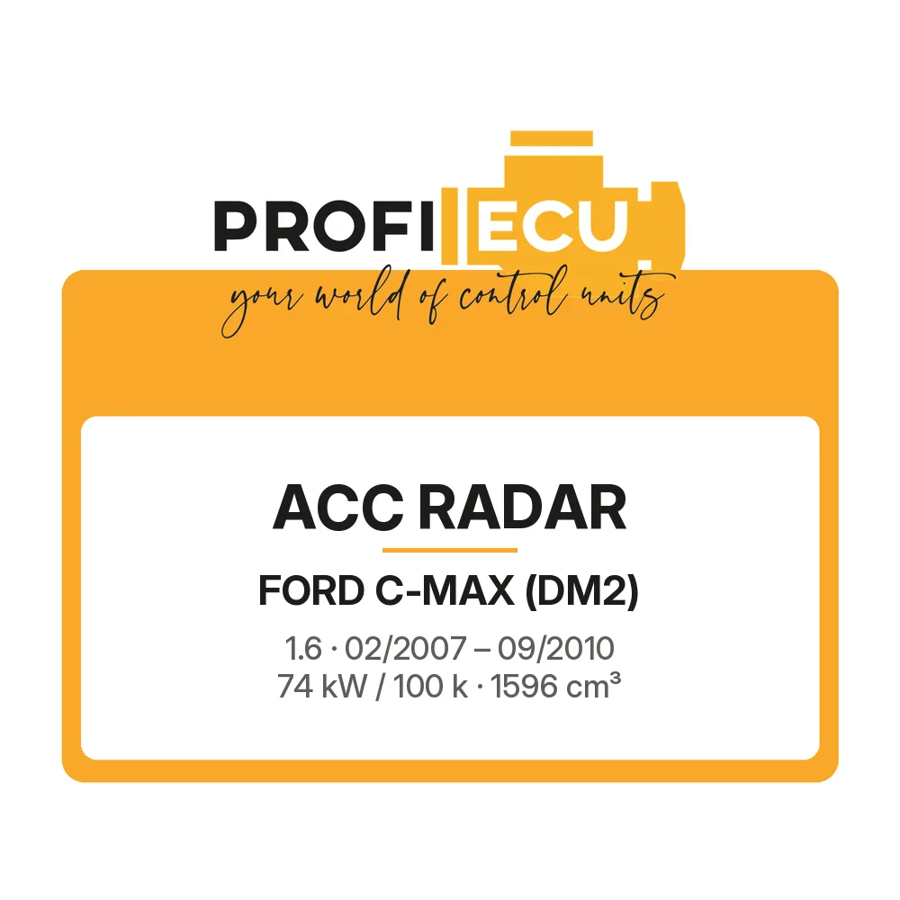 Etiketa ProfiECU: ACC Radar pro Ford C-MAX 1.6 74 kW