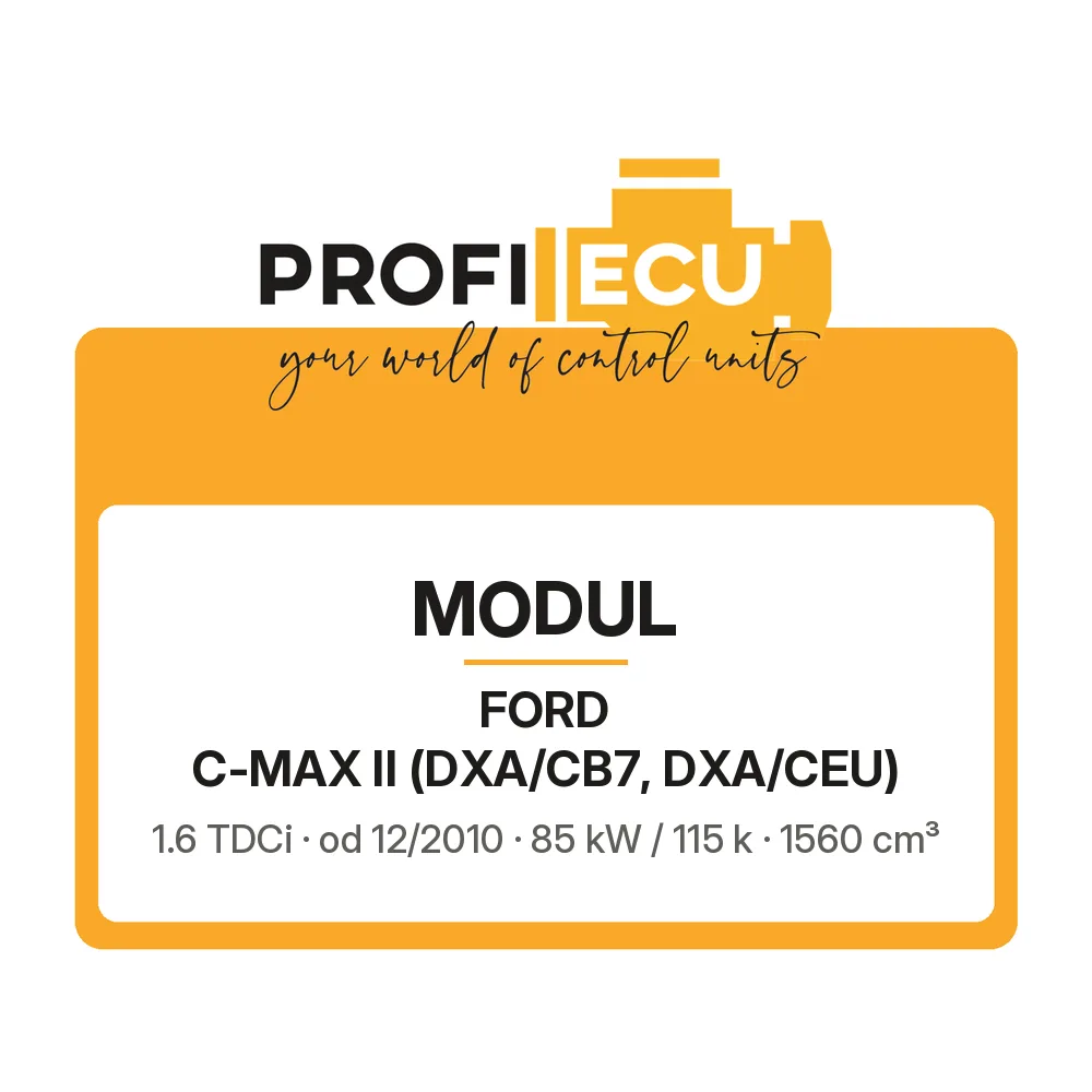 Etiketa ProfiECU: Modul pro Ford C-MAX II 1.6 TDCi 85 kW
