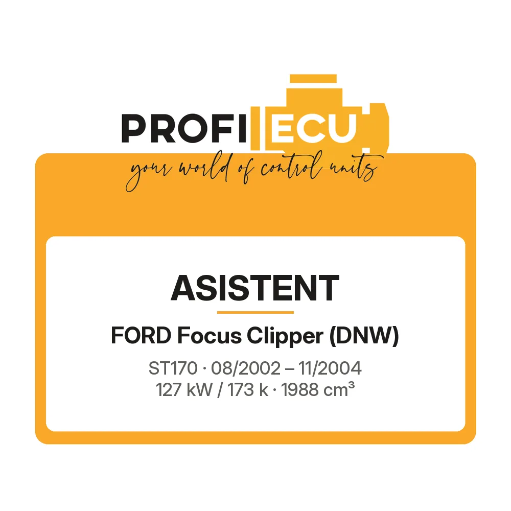 Etiketa ProfiECU: ASISTENT pro Ford Focus Clipper ST170 127 kW