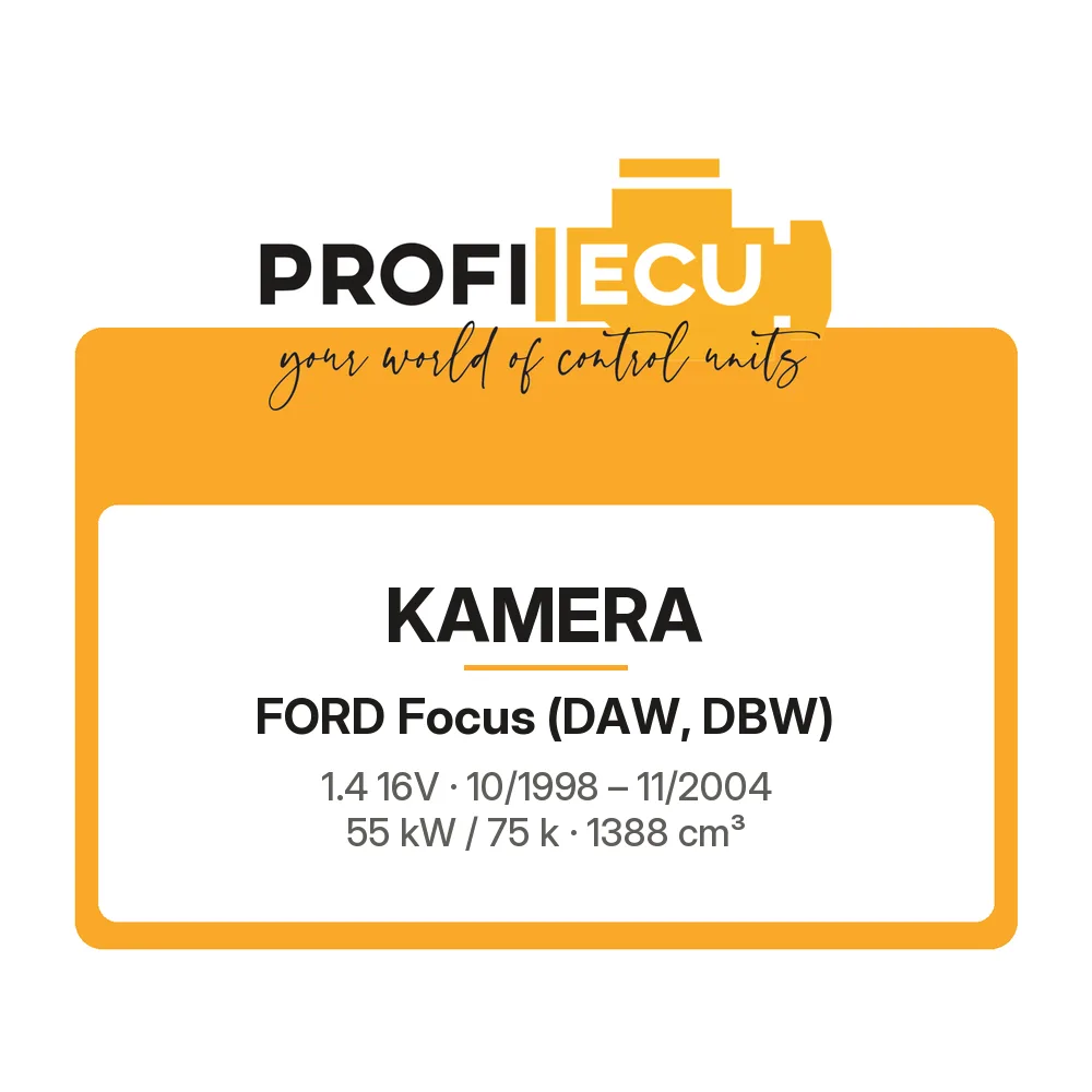 Etiketa ProfiECU: Kamera pro Ford Focus 1.4 16V 55 kW