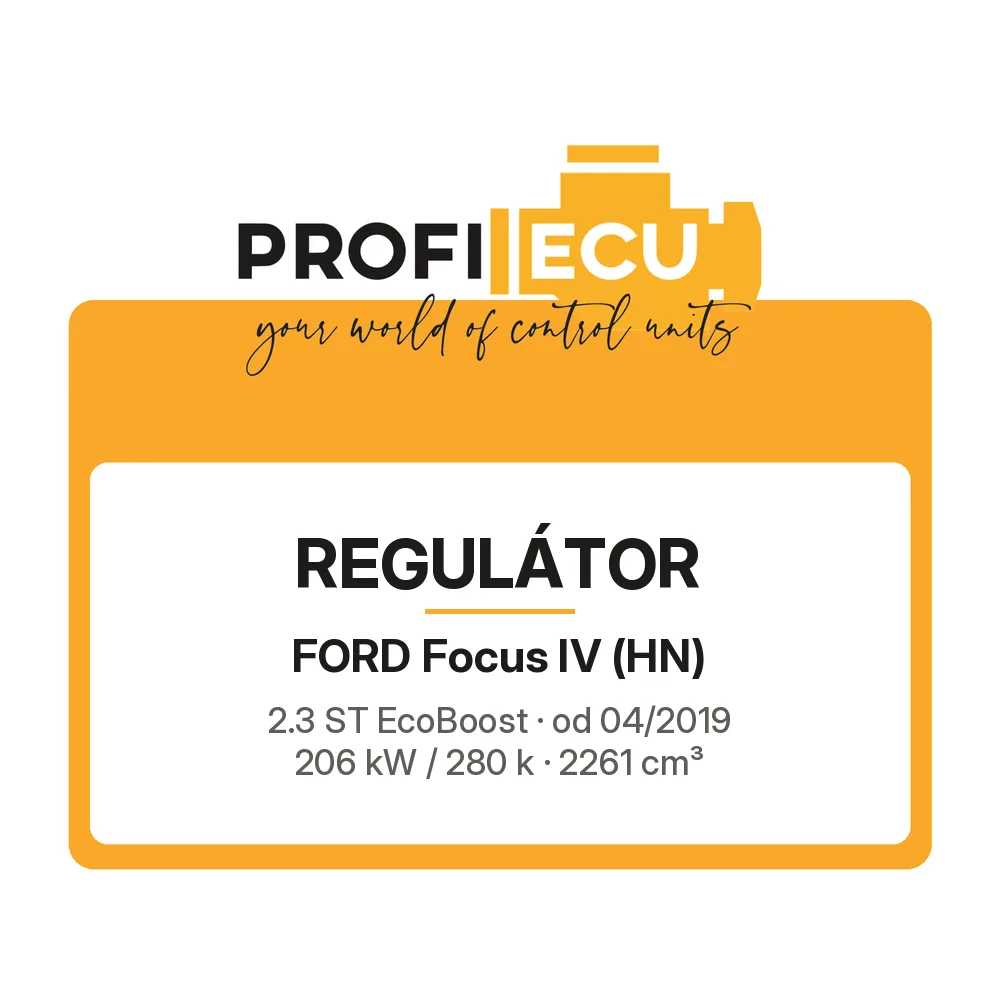 Etiketa ProfiECU: Regulátor pro Ford Focus IV 2.3 ST EcoBoost 206 kW