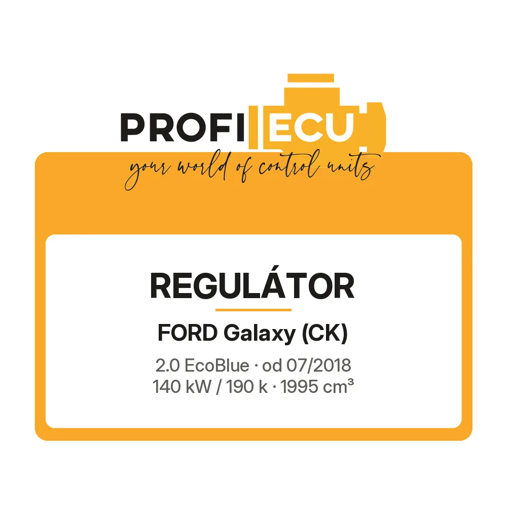 Etiketa ProfiECU: Regulátor pro Ford Galaxy 2.0 EcoBlue 140 kW