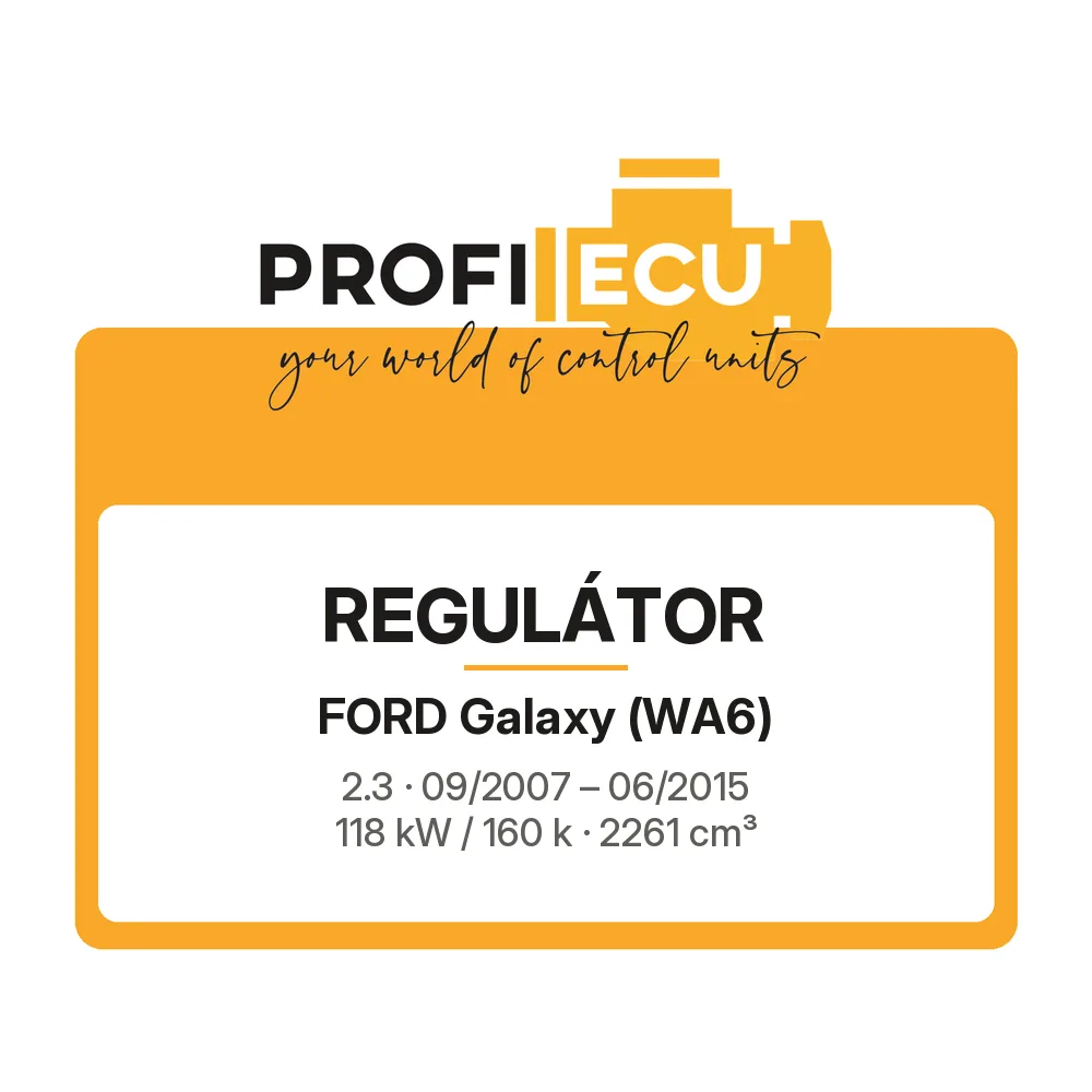 Etiketa ProfiECU: Regulátor pro Ford Galaxy 2.3 118 kW