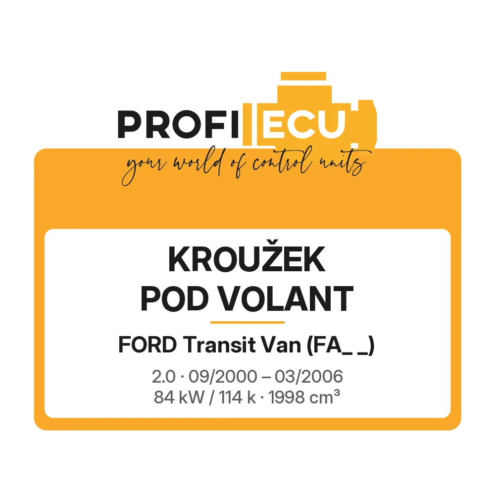 Etiketa ProfiECU: Kroužek pod volant pro Ford Transit Van 2.0 84 kW