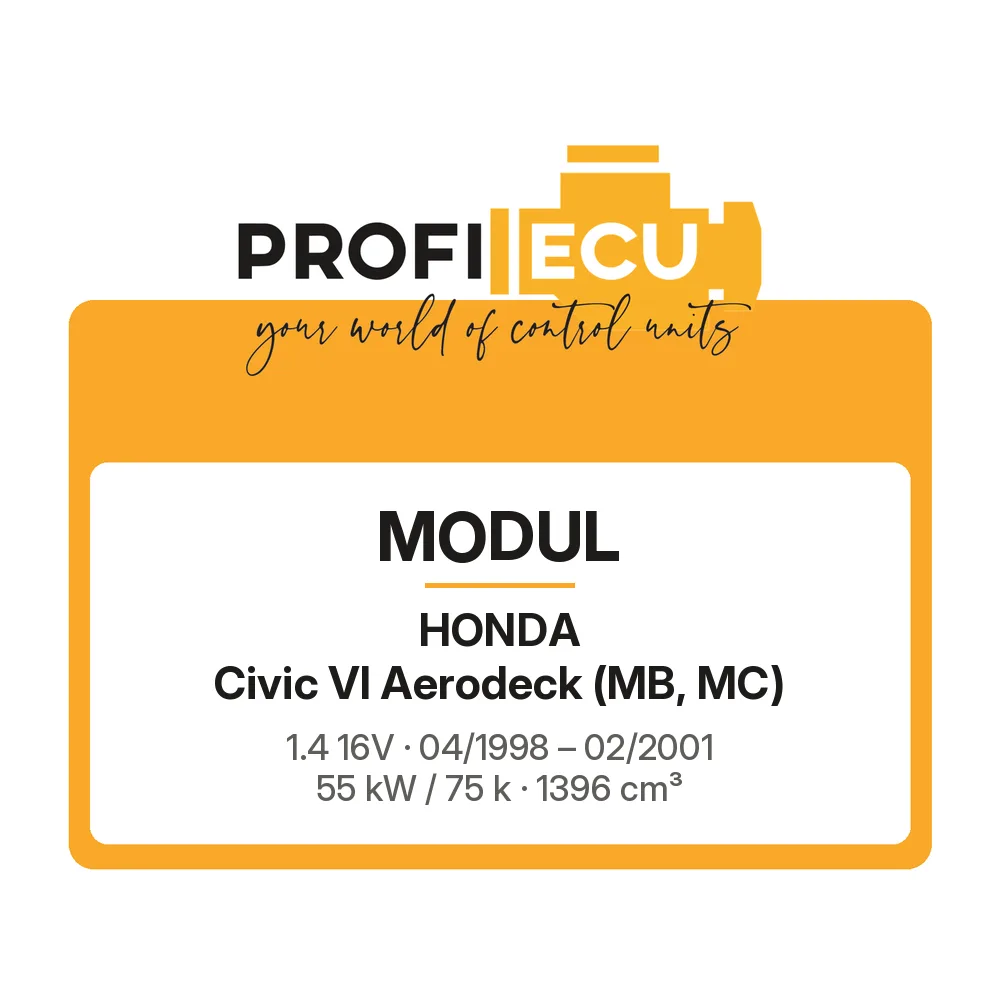 Etiketa ProfiECU: Modul pro Honda Civic VI Aerodeck 1.4 16V 55 kW