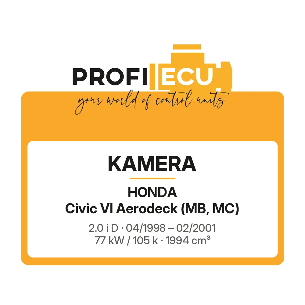 Etiketa ProfiECU: Kamera pro Honda Civic VI Aerodeck 2.0 i D 77 kW