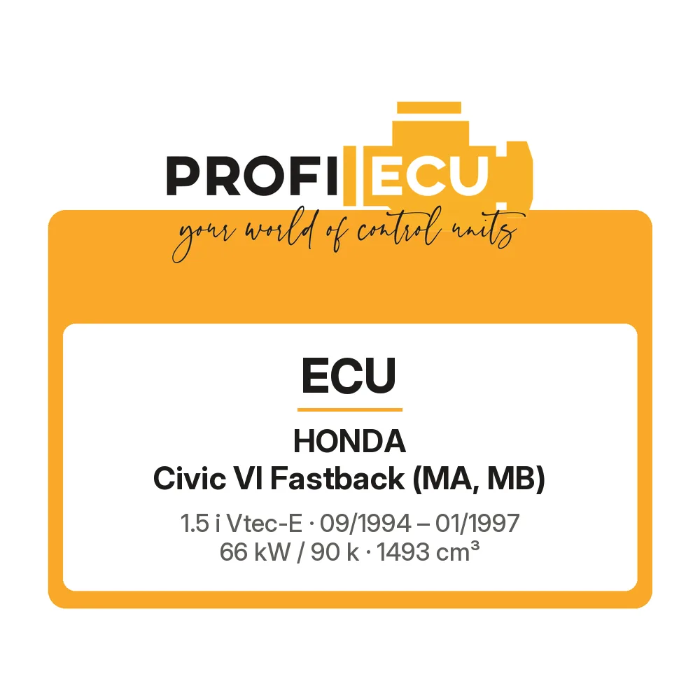 Etiketa ProfiECU: ECU pro Honda Civic VI Fastback 1.5 i Vtec-E 66 kW