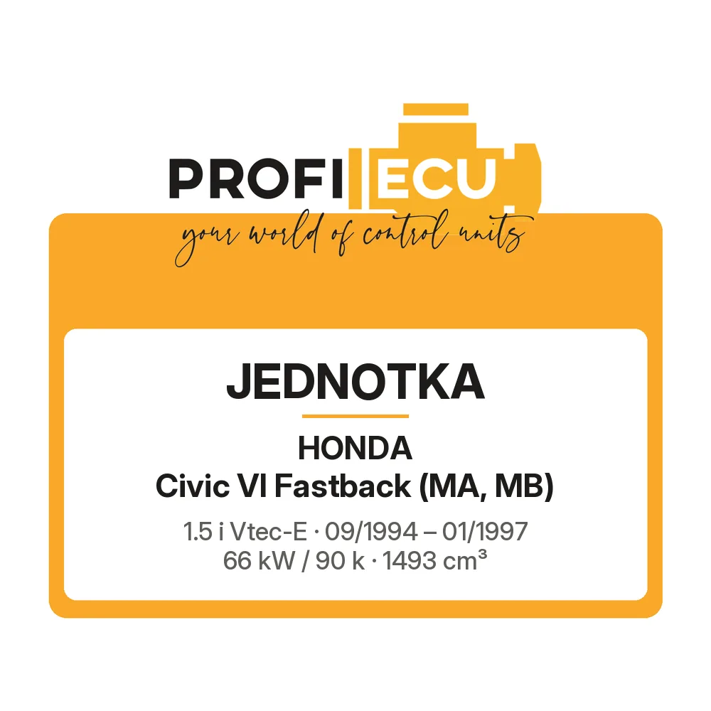 Etiketa ProfiECU: Jednotka pro Honda Civic VI Fastback 1.5 i Vtec-E 66 kW