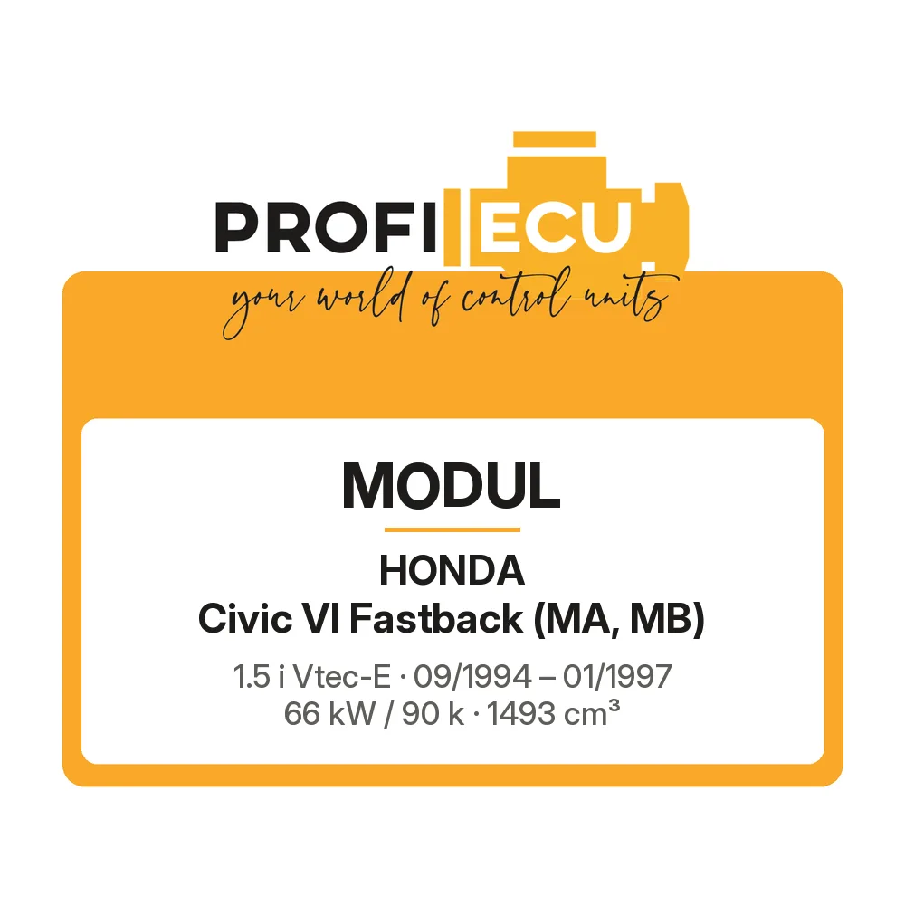 Etiketa ProfiECU: Modul pro Honda Civic VI Fastback 1.5 i Vtec-E 66 kW