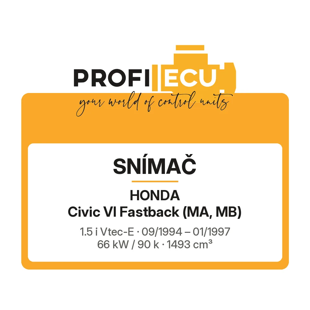 Etiketa ProfiECU: Snímač pro Honda Civic VI Fastback 1.5 i Vtec-E 66 kW