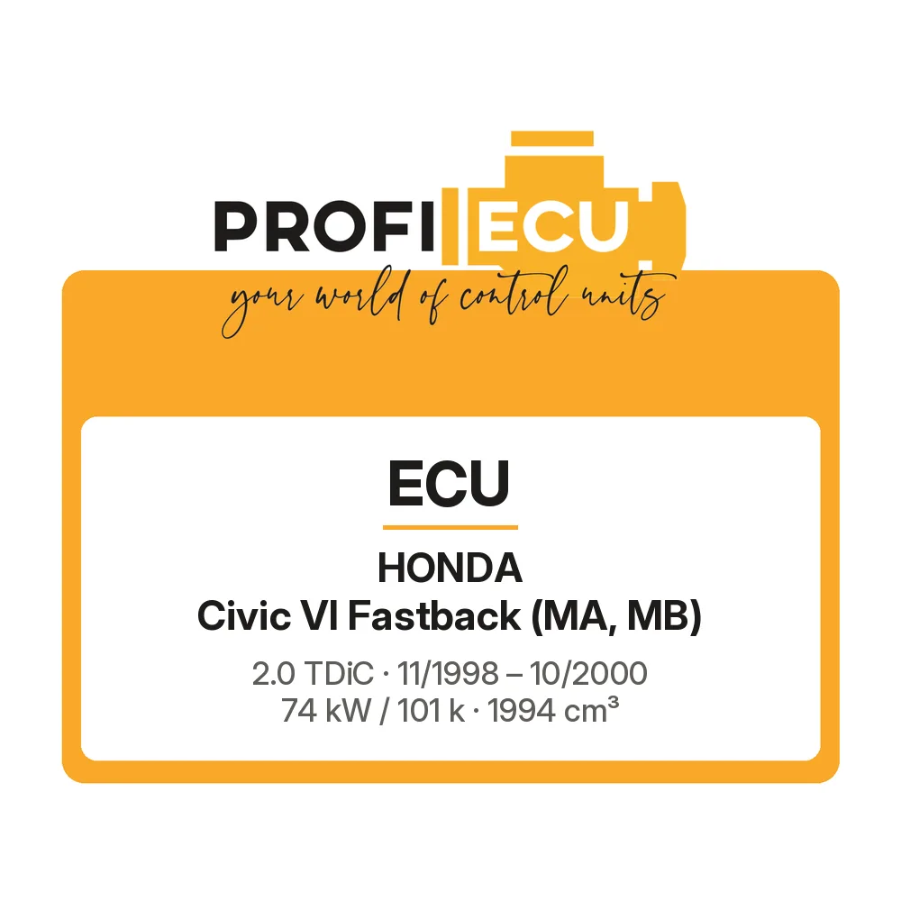 Etiketa ProfiECU: ECU pro Honda Civic VI Fastback 2.0 TDiC 74 kW