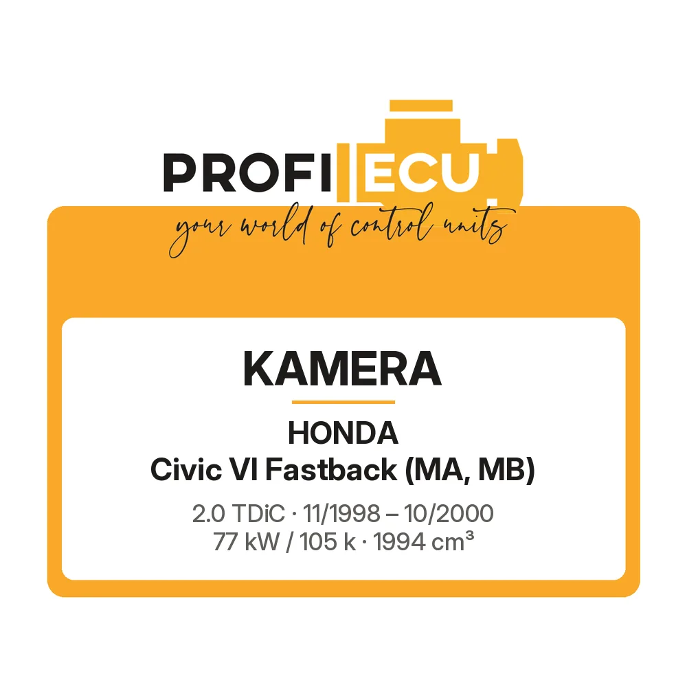 Etiketa ProfiECU: Kamera pro Honda Civic VI Fastback 2.0 TDiC 77 kW
