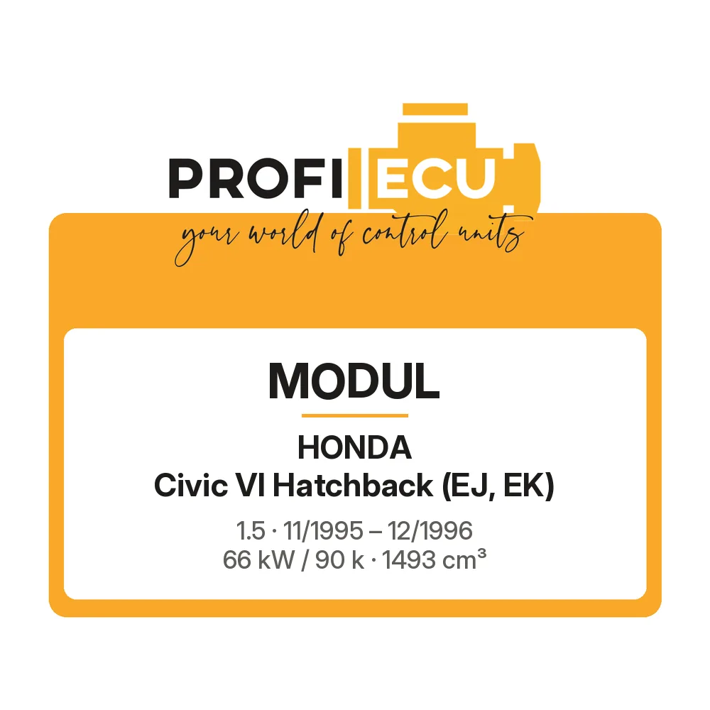 Etiketa ProfiECU: Modul pro Honda Civic VI Hatchback 1.5 66 kW