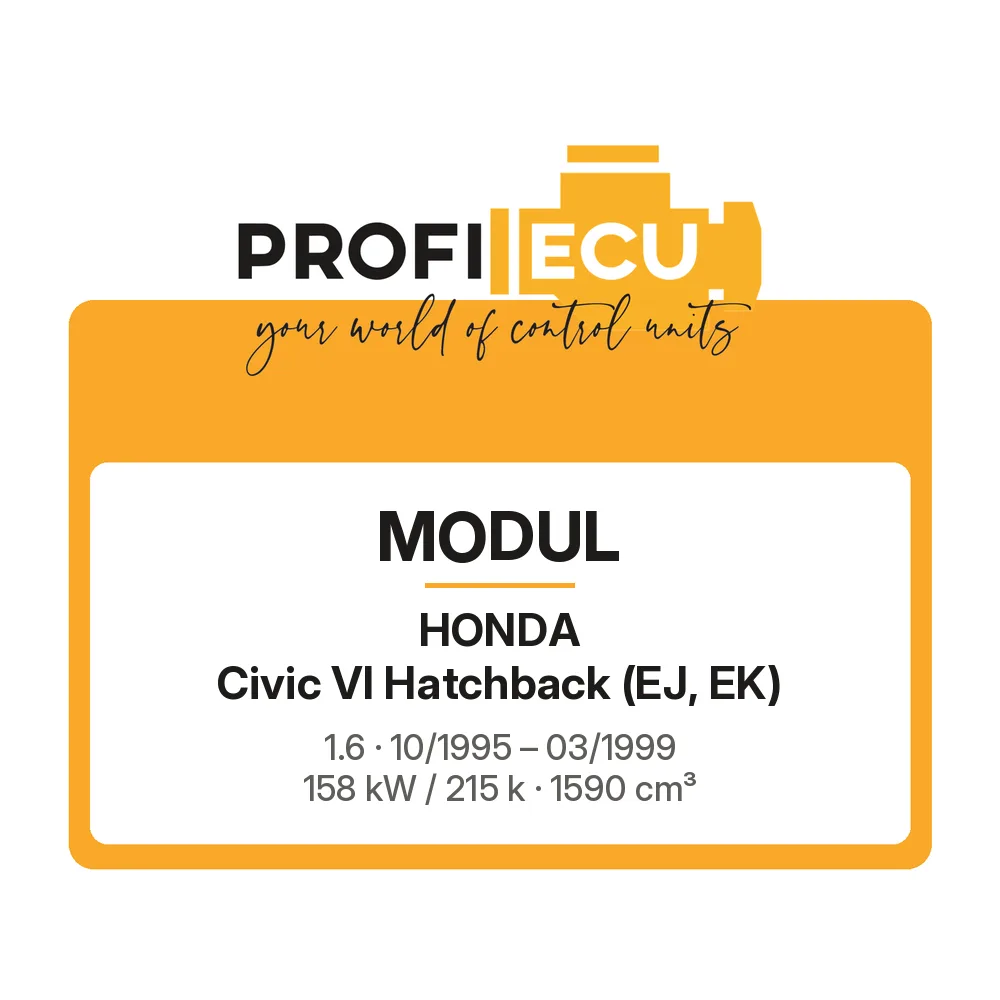 Etiketa ProfiECU: Modul pro Honda Civic VI Hatchback 1.6 158 kW