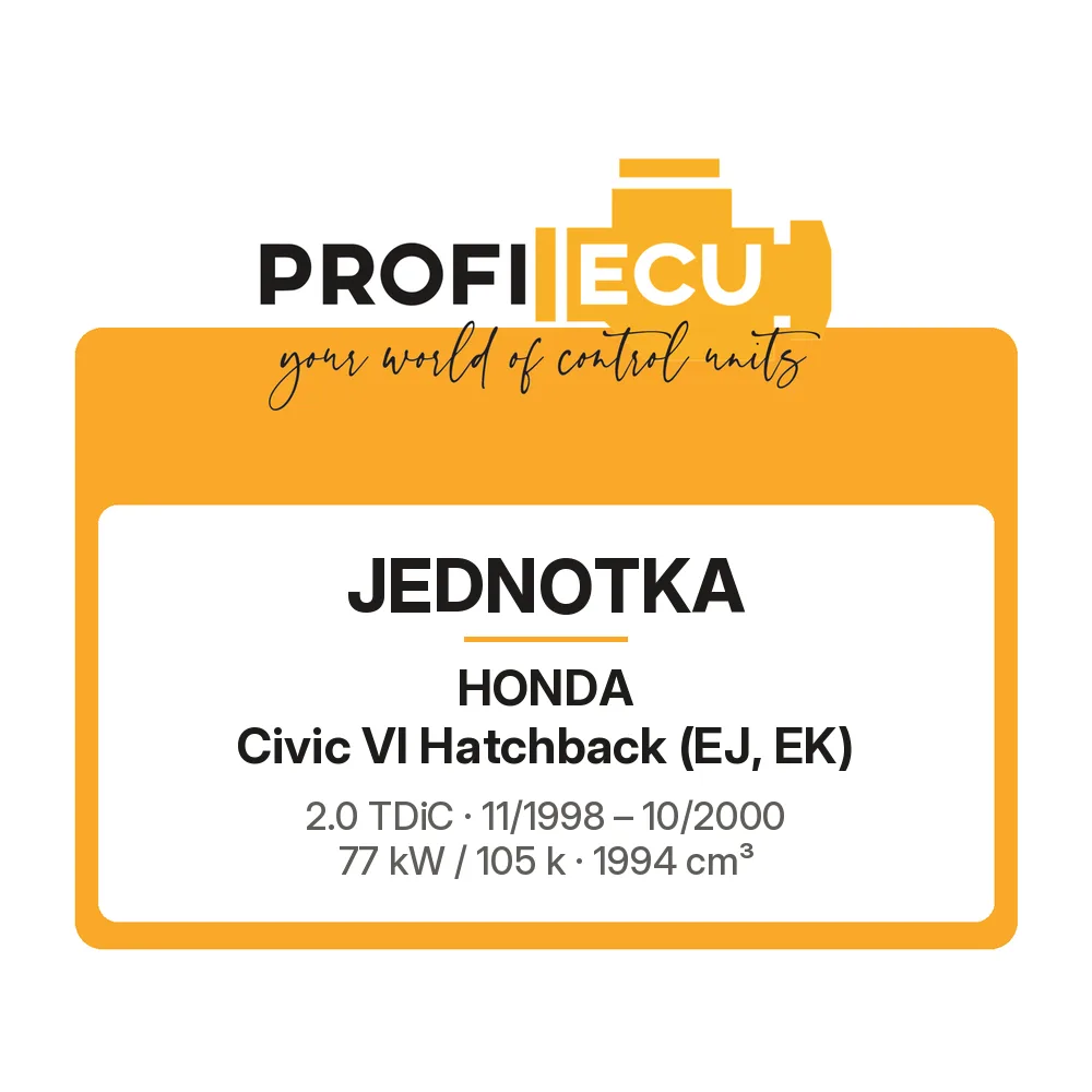 Etiketa ProfiECU: Jednotka pro Honda Civic VI Hatchback 2.0 TDiC 77 kW