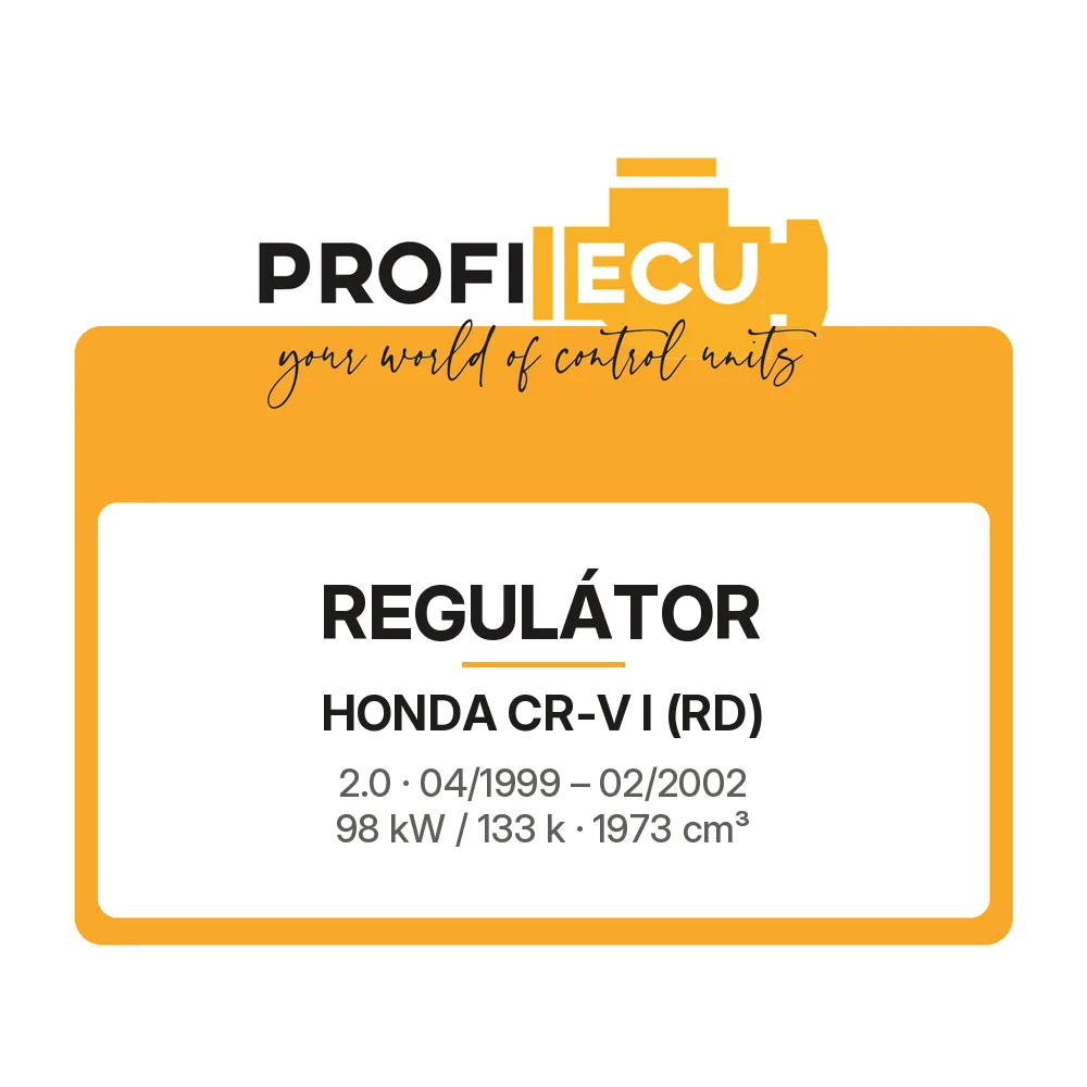 Etiketa ProfiECU: Regulátor pro Honda CR-V I 2.0 98 kW